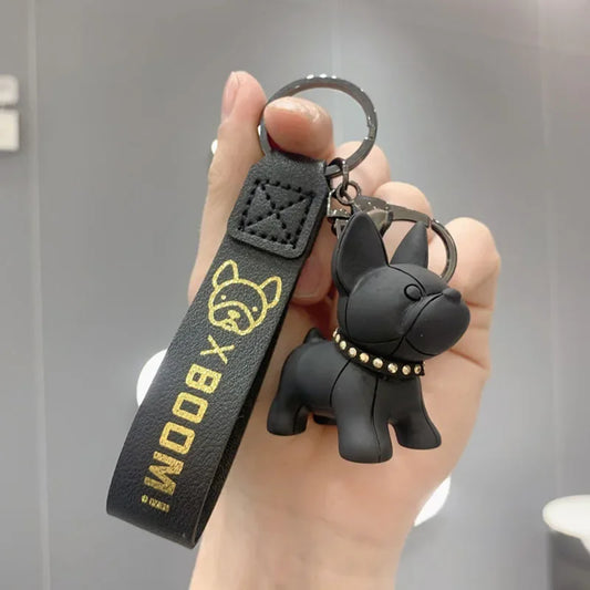 Leather Dog Keychains